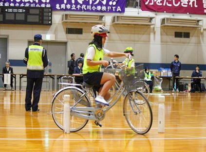 交通安全子ども自転車亀岡市大会を開催✨